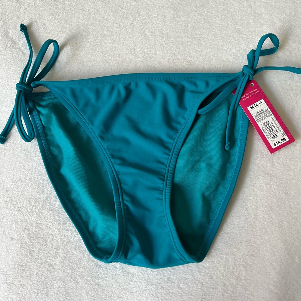 Aqua Green Bikini Bottom (Size MEDIUM)